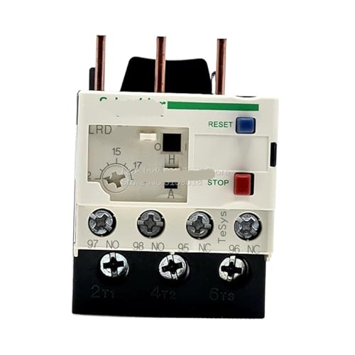 ZCERA Elektrischer Schützschutz LRD01C-LRD22C LC1D LRD21C 12-18A Thermisches Überlastrelais Passend for LC1D18...D38(LRD02C 0.16-0.25A) von ZCERA