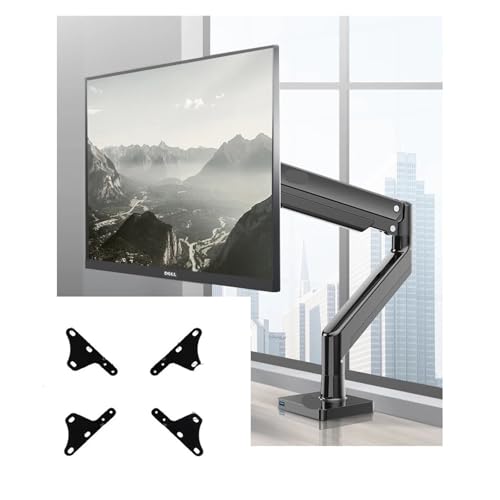 ZCERA G40 22-40 Zoll Monitor Bildschirm Schreibtisch Montieren Gas Frühling Arm Computer Stehen 360 Rotation 3-15 Kg(with Adaptor) von ZCERA