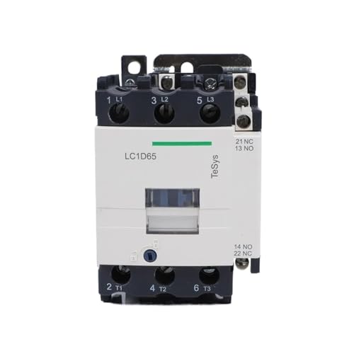 ZCERA LC1D65 Schütz TeSys D 3-Pole Schütz-Motor Control LC1D AC B7C F7C M7C AC24V-380V 65A 50/60HZ(LC1D65B7C 24V) von ZCERA