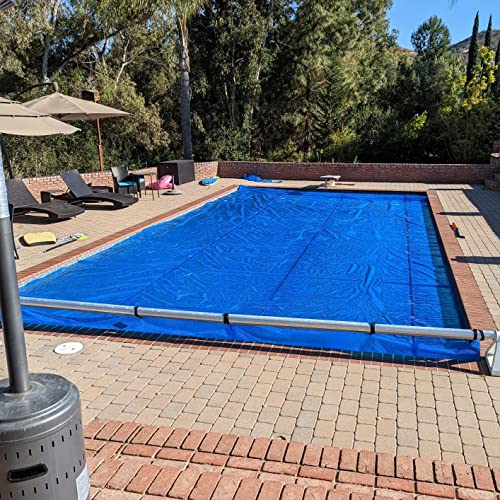 Solar-Pool-Abdeckung, 3, 5, 10, 16, 18, 20, 33 Fuß, rechteckig, große Blasenplane/Pools, Thermodecke/Wärmeisolationsfolie für Outdoor-Gartenrahmen-Swimmingpool von ZCFXIFGF