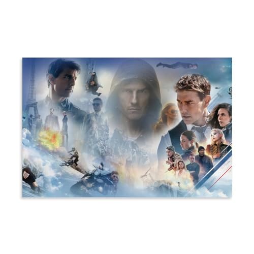 Mission Impossible Dead Reckoning Part One Poster Dekorative Malerei Leinwand Wandkunst Wohnzimmer Poster Schlafzimmer Malerei,Wandkunst Bilddruck Moderne Familienzimmer Dekor 12x18inch(30x45cm) von ZCHLATGDE
