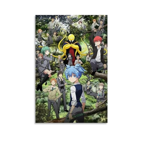 ZCHLATGDE Assassination Classroom Cartoon Poster Dekorative Malerei Leinwand Wandkunst Wohnzimmer Poster Schlafzimmer Malerei,Wandkunst Bilddruck Moderne Familienzimmer Dekor 12x18inch(30x45cm) von ZCHLATGDE