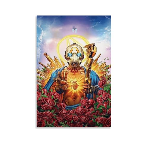 ZCHLATGDE Borderlands 3 Game Poster Dekorative Malerei Leinwand Wandkunst Wohnzimmer Poster Schlafzimmer Malerei,Wandkunst Bilddruck Moderne Familienzimmer Dekor 12x18inch(30x45cm) von ZCHLATGDE