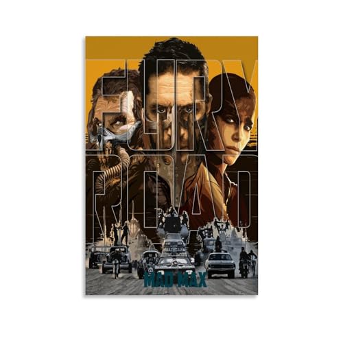 ZCHLATGDE Movie Poster Mad Max 4 (2015) Poster Dekorative Malerei Leinwand Wandkunst Wohnzimmer Poster Schlafzimmer Malerei,Wandkunst Bilddruck Moderne Familienzimmer Dekor 12x18inch(30x45cm) von ZCHLATGDE