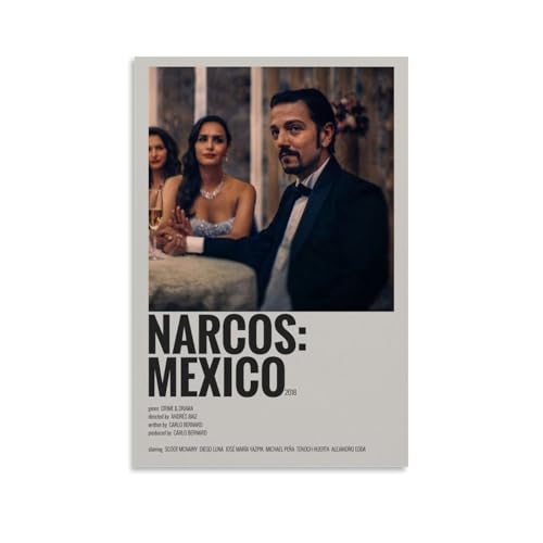 ZCHLATGDE Narcos Mexico Series Art Poster Dekorative Malerei Leinwand Wandkunst Wohnzimmer Poster Schlafzimmer Malerei,Wandkunst Bilddruck Moderne Familienzimmer Dekor 12x18inch(30x45cm) von ZCHLATGDE