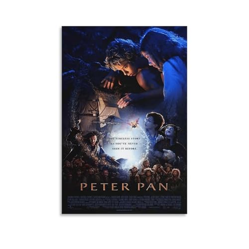 ZCHLATGDE Peter Pan Movie Poster Dekorative Malerei Leinwand Wandkunst Wohnzimmer Poster Schlafzimmer Malerei,Wandkunst Bilddruck Moderne Familienzimmer Dekor 12x18inch(30x45cm) von ZCHLATGDE
