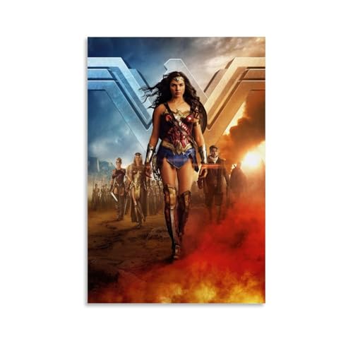 ZCHLATGDE Wonder Woman Poster Dekorative Malerei Leinwand Wandkunst Wohnzimmer Poster Schlafzimmer Malerei,Wandkunst Bilddruck Moderne Familienzimmer Dekor 12x18inch(30x45cm) von ZCHLATGDE