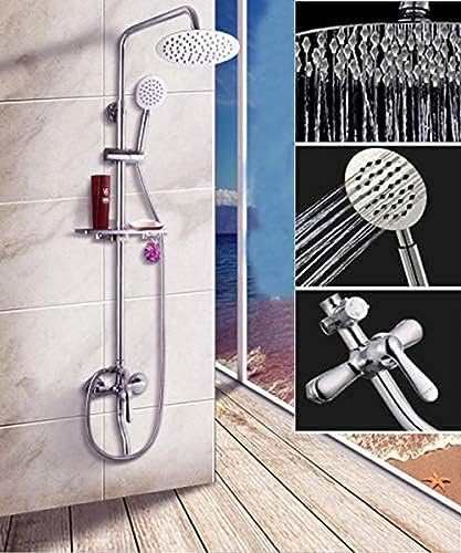 1 Set Badezimmer Niederschlag Dusche Wasserhahn Set Eingriff Mixer Tippen Sie Mit Regal Wandmontage Bad Duschsets 1 Set Badezimmer Niederschlag Dusche Wasserhahn Set Eingriff Mixer Tippen Sie Mit Regal Wandmontage Bad Duschsets von ZCHZCS