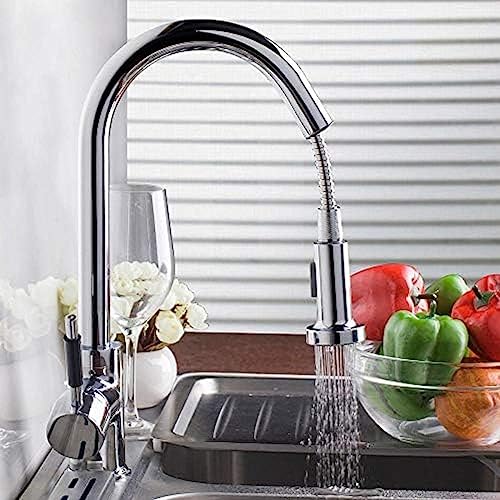360 Schwenkstream Ausziehen Spout Küchenspüle Wasserhahn Poliertes Chrom -Messing Arbeitsplatte Tap Heiße Und Kaltmixer Taps 360 Schwenkstream Ausziehen Spout Küchenspüle Wasserhahn Poliertes Chrom -Messing Arbeitsplatte Tap Heiße Und Kaltmixer Taps von ZCHZCS