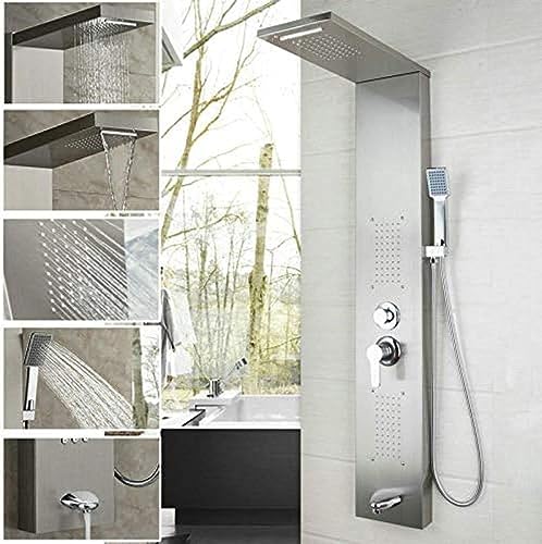 Bad Messing Duschfäule Wand Montiertes Griff Handdusche Badewanne Ausgasmassage System Duschplatte Bad Messing Duschfäule Wand Montiertes Griff Handdusche Badewanne Ausgasmassage System Duschplatte von ZCHZCS