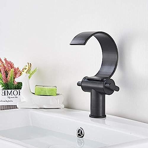 Badezimmer Becken Wasserhahn Quadratischer Waschtisch Mixer Tap Orb Messing Wasserfall Badezimmer Becken Wasserhahn Quadratischer Waschtisch Mixer Tap Orb Messing Wasserfall von ZCHZCS