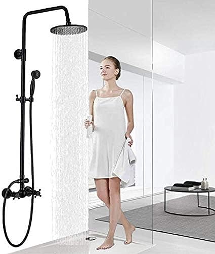 Badezimmer Duschsystem Niederschlag Duschkopf Handheld Duschmischer Taps Set Set Schwarzöl RUMED BAD BAD Füllhahn Ruf Badezimmer Duschsystem Niederschlag Duschkopf Handheld Duschmischer Taps Set Set Schwarzöl RUMED BAD BAD Füllhahn Ruf von ZCHZCS
