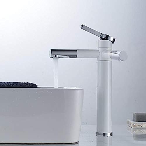 Becken Wasserhähne Messing Bad Wasserhahngefäß Waschbecken Mixer Waschtisch Tap Drehspotdeck Montiert Weiße Farbwaschbecken Wasserhahn Wasserhahn Becken Wasserhähne Messing Bad Wasserhahngefäß Waschbecken Mixer Waschtisch Tap Drehspotdeck Montiert Weiße Farbwaschbecken Wasserhahn Wasserhahn von ZCHZCS