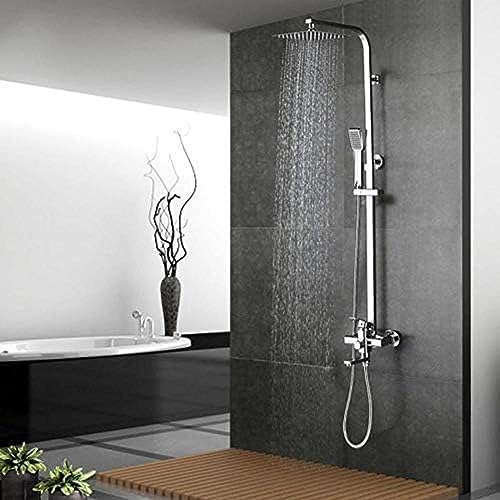 Chrom Bad Dusche Wasserhahn System 8 10 12 Zoll Regen Duschkit 3-Wege Heißer Kaltes Wassermixer Hahn Schwenkwanne Spout Bad Dusch-8-Zoll-Duschkopf,10 -Zoll -Duschkopf Chrom Bad Dusche Wasserhahn System 8 10 12 Zoll Regen Duschkit 3-Wege Heißer Kaltes Wassermixer Hahn Schwenkwanne Spout Bad Dusch-8-Zoll-Duschkopf,10 -Zoll -Duschkopf von ZCHZCS
