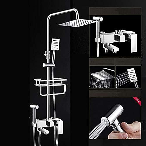 Chrom Polierte Badduschenarmatur 8 Zoll Sus304 Duschkopf Mit Hand Dusche Bidet Spray Hand Kostenlos Aufbewahrungsregal Haken Im Freien Tipp Chrom Polierte Badduschenarmatur 8 Zoll Sus304 Duschkopf Mit Hand Dusche Bidet Spray Hand Kostenlos Aufbewahrungsregal Haken Im Freien Tipp von ZCHZCS