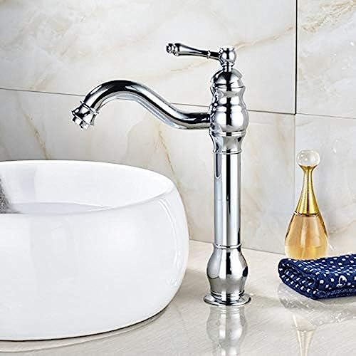 Chrom Poliertes Waschbecken Wasserhahn Einzelner Griff Drehspout Basin Mixer Tap Deck Montiert Chrom Poliertes Waschbecken Wasserhahn Einzelner Griff Drehspout Basin Mixer Tap Deck Montiert von ZCHZCS