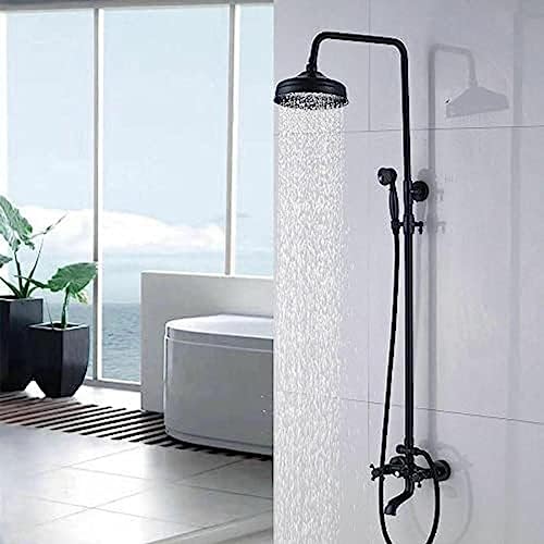Duscharmatur Set 8 Zoll Öloberfläche Bronze Duschkopf Und Handdusche Badewanne Heiß Und Kaltes Wasser Mischhahn Wasserhahn Duscharmatur Set 8 Zoll Öloberfläche Bronze Duschkopf Und Handdusche Badewanne Heiß Und Kaltes Wasser Mischhahn Wasserhahn von ZCHZCS