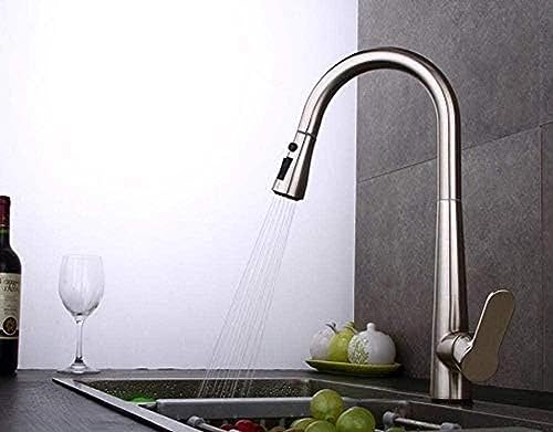 Faucet 1 Set Kitchen Faucet Pull Out Water Mixer Taps Sink Mixer Tap Swivel Spout Sink Faucet Swivel Kitchen Faucets Tap von ZCHZCS