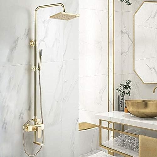 Gebürstete Goldene Duscharmaturnfallniederschlag Dusche Wasserhahn Badewanne Mixer Hahn Mit Hand Dusche Duschwassermischer Tipp Duschsets Gebürstete Goldene Duscharmaturnfallniederschlag Dusche Wasserhahn Badewanne Mixer Hahn Mit Hand Dusche Duschwassermischer Tipp Duschsets von ZCHZCS