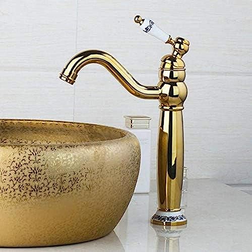 Golden Schwenk 360 Deck Mount Messing Keramik Eingriff Küchenspüle Tap Mixer Wasserhahn Golden Schwenk 360 Deck Mount Messing Keramik Eingriff Küchenspüle Tap Mixer Wasserhahn von ZCHZCS