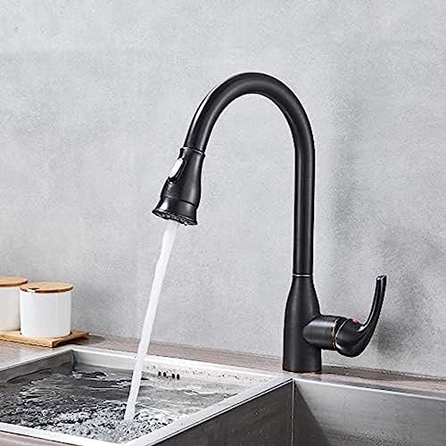Küchenhahn Schwarzer Bronze Küchenarmatur Herausziehen Küchenmischer Tap Rotatable Küchenspüle Haken Heiße Und Kaltes Wasser Wasserhahn Kranmixer Küchenhahn Schwarzer Bronze Küchenarmatur Herausziehen Küchenmischer Tap Rotatable Küchenspüle Haken Heiße Und Kaltes Wasser Wasserhahn Kranmixer von ZCHZCS