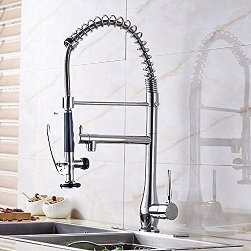 Küchenspüle Mischhahn Wasserhahn Eines Griff Eines Loch Mit Lochabdeckplatte Chrom Finish Küchenspüle Mischhahn Wasserhahn Eines Griff Eines Loch Mit Lochabdeckplatte Chrom Finish von ZCHZCS