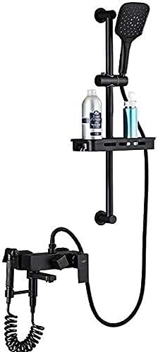 Matt Schwarze Wand Montierte Duschset Wasserhahn Eingriff Mit Handschuhenregal Badezimmer Duschmischer Tippturm Haken Bidet Wasserhahn Matt Schwarze Wand Montierte Duschset Wasserhahn Eingriff Mit Handschuhenregal Badezimmer Duschmischer Tippturm Haken Bidet Wasserhahn von ZCHZCS