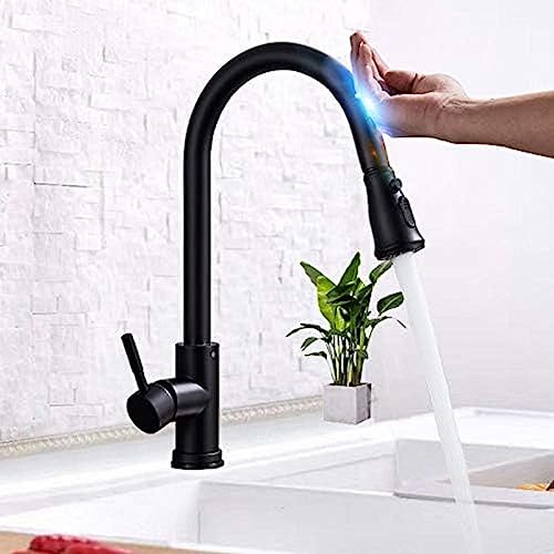 Messing Smart Sensor Küchenspüle Wasserhähnen Auto Touch Heißer Kaltwassermischer Tippdeck Reitmontage Ausziehen Kran Automatisch 360 Rotatable Messing Smart Sensor Küchenspüle Wasserhähnen Auto Touch Heißer Kaltwassermischer Tippdeck Reitmontage Ausziehen Kran Automatisch 360 Rotatable von ZCHZCS