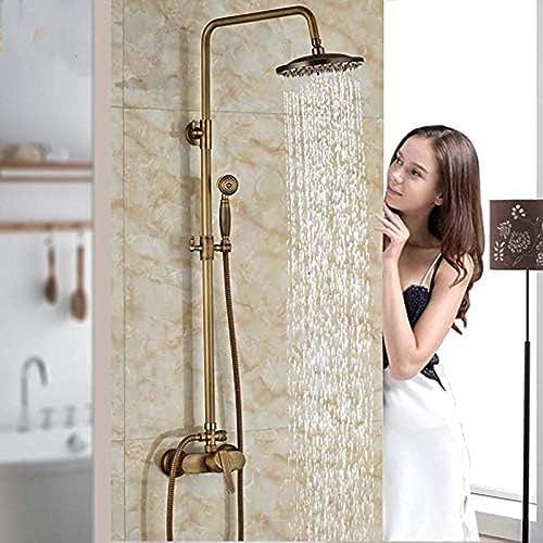 Retro -Duschhahn -Wasserhahn -Set Eingriff Mit Handheld Duschmixer Haken Wandmontage Antique Bad Bad Duschmischer Wasserhahn Wasserhahn Retro -Duschhahn -Wasserhahn -Set Eingriff Mit Handheld Duschmixer Haken Wandmontage Antique Bad Bad Duschmischer Wasserhahn Wasserhahn von ZCHZCS