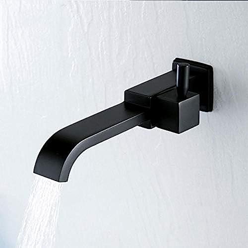 Schwarze Wandmontage Einer Kalter Waschbecken Wasserhahn Eingriff Weicher Wasser Mop -Wasserhahn Schwarze Wandmontage Einer Kalter Waschbecken Wasserhahn Eingriff Weicher Wasser Mop -Wasserhahn von ZCHZCS