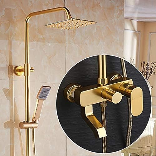 Space Aluminium Gold Bad Dusche Wasserhahn Vintage Gold Badezimmer Duschhacker Mixer Wasserhahn 2,1 Space Aluminium Gold Bad Dusche Wasserhahn Vintage Gold Badezimmer Duschhacker Mixer Wasserhahn 2,1 von ZCHZCS