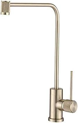 Trinkwasserfilter Wasserhahn Küchenspüle Wasserhahn 360 Drehung Passend Für Trinkwasserfiltersysteme Umkehrosmose Küchenspüle Wasserhahn Wasserhahn-Grau-B,Gebürstetes Gold-b Trinkwasserfilter Wasserhahn Küchenspüle Wasserhahn 360 Drehung Passend Für Trinkwasserfiltersysteme Umkehrosmose Küchenspüle Wasserhahn Wasserhahn-Grau-B,Gebürstetes Gold-b von ZCHZCS