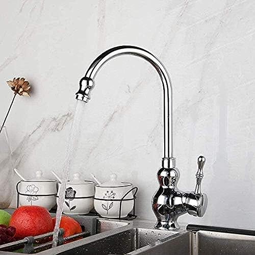 -Wasserhahn 360 Grad Chrom Messing Küchenmixer Becken Waschbecken Wasserhahn Schwenkküche Wasserhahn Edelstahl -Wassermischungshahn -Wasserhahn 360 Grad Chrom Messing Küchenmixer Becken Waschbecken Wasserhahn Schwenkküche Wasserhahn Edelstahl -Wassermischungshahn von ZCHZCS