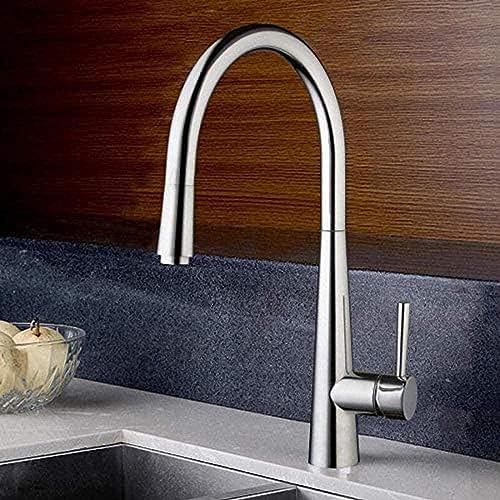 -Wasserhahn 360 Grad Rotierende Verchromte Küchenarmatur Ausziehen Den Spout Chrom Küchenspüle Waschbecken Wäscherei Wasserhahn Wasserhahn Schwenkarmatur -Wasserhahn 360 Grad Rotierende Verchromte Küchenarmatur Ausziehen Den Spout Chrom Küchenspüle Waschbecken Wäscherei Wasserhahn Wasserhahn Schwenkarmatur von ZCHZCS