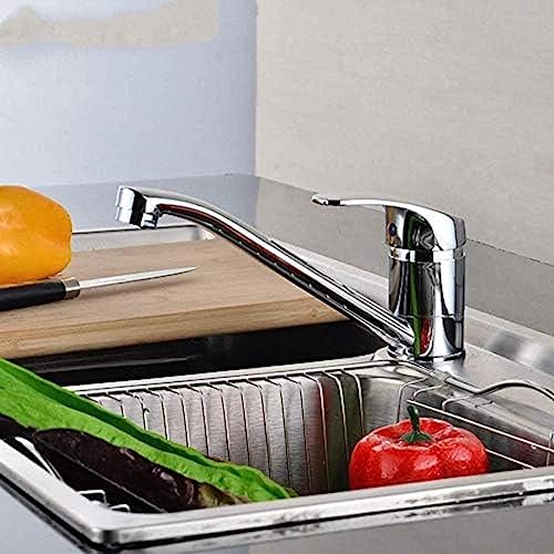 Wasserhahn Chrom Küche Spüle Wasserhahnmixer TAP 360 Grad Rotation Messing Küchenarmaturen Heiße Und Kalte Küche Fauce von ZCHZCS