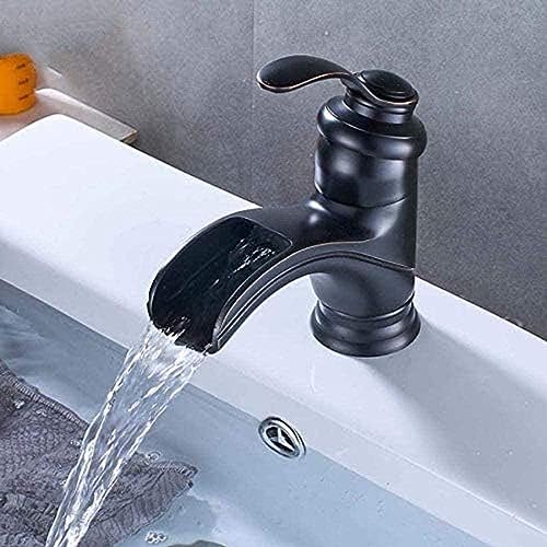 Wasserhahn Deck Montiert Schwarzen Wasserfall Badezimmer Wasserhahn Eingriff Messing Waschbeckenmischer TAP EINE LOCHE TOUNTER SINK MISER Wasserhahn Deck Montiert Schwarzen Wasserfall Badezimmer Wasserhahn Eingriff Messing Waschbeckenmischer TAP EINE LOCHE TOUNTER SINK MISER von ZCHZCS