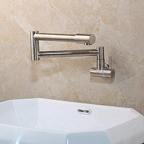-Wasserhahn Eingriff Schwenkwasserhahn Gebürstet Nickel Klappküchenspüle Gemüse Waschmop Pool Waschbecken Wasserhahn Wasserhahn -Wasserhahn Eingriff Schwenkwasserhahn Gebürstet Nickel Klappküchenspüle Gemüse Waschmop Pool Waschbecken Wasserhahn Wasserhahn von ZCHZCS
