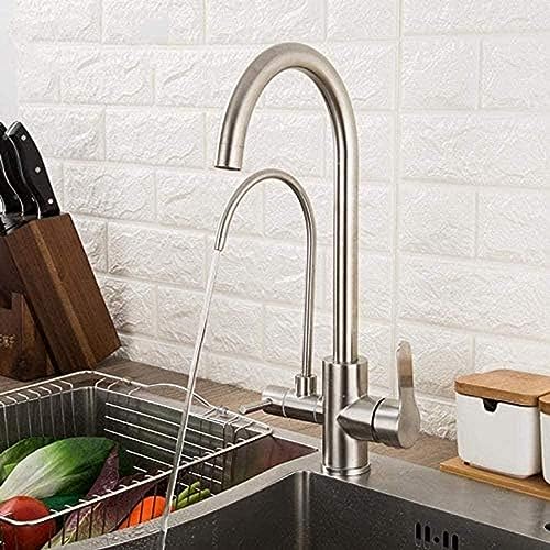 -Wasserhahn Filter Küchenarmatur 304 Edelstahl 360 Rotation, Wasserhahn Mit Wasserreinigungsfunktion Küchenarmatur -Wasserhahn Filter Küchenarmatur 304 Edelstahl 360 Rotation, Wasserhahn Mit Wasserreinigungsfunktion Küchenarmatur von ZCHZCS
