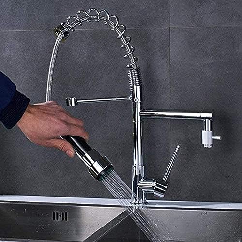 Wasserhahn Frühling Pulldown Küchenarmatur Wasserhahn Auf Zwei Sprinkler Küche Spüle Kran Wasserhahn Chrom Finish Handsprühgerät Duschkopf Wasserhahn Frühling Pulldown Küchenarmatur Wasserhahn Auf Zwei Sprinkler Küche Spüle Kran Wasserhahn Chrom Finish Handsprühgerät Duschkopf von ZCHZCS