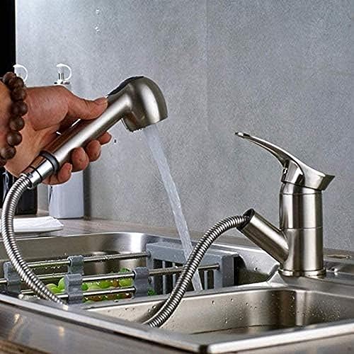 -Wasserhahn Herausziehen Die Küchenspüle Wasserhahn Eingriff Küchenarmatur Wasserhahn Gebürstet Nickel Sprühdampfer Dampfle Küche Heiße Und Kaltes Wasser Wasserhahn -Wasserhahn Herausziehen Die Küchenspüle Wasserhahn Eingriff Küchenarmatur Wasserhahn Gebürstet Nickel Sprühdampfer Dampfle Küche Heiße Und Kaltes Wasser Wasserhahn von ZCHZCS