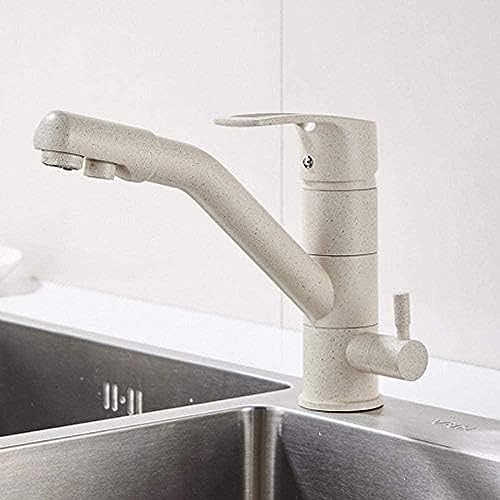 -Wasserhahn High-End-Messingkörper Khaki Farbe Küchenarmatur Waschbecken Mixer 360-Grad-Rotation Mit Wasserreinigungsmerkmalen -Wasserhahn High-End-Messingkörper Khaki Farbe Küchenarmatur Waschbecken Mixer 360-Grad-Rotation Mit Wasserreinigungsmerkmalen von ZCHZCS