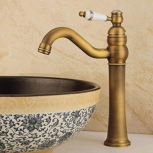 -Wasserhahn Hochbogen -Messingbecken Wasserhahn Erhöht Badezimmer von ZCHZCS