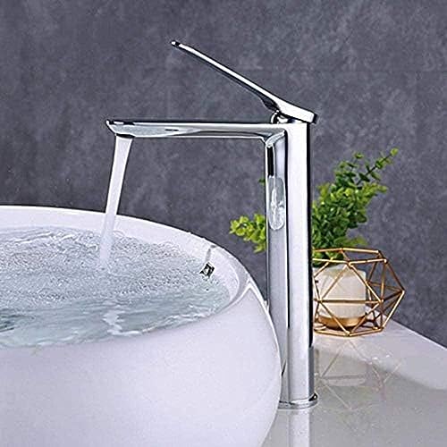 -Wasserhahn Hochwertiger Badezimmer -Becken Wasserhahn Eingriff Und Heißer Wasserhahnmixer Mit Hohem Decksbecken Wasserhahn Montiert -Wasserhahn Hochwertiger Badezimmer -Becken Wasserhahn Eingriff Und Heißer Wasserhahnmixer Mit Hohem Decksbecken Wasserhahn Montiert von ZCHZCS