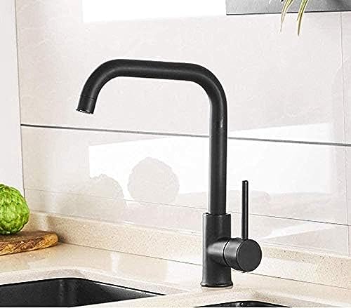 Wasserhahn Küchenarmatur Schwarz 360 Rotate Mixer Wasserhahn Für Küchengummi -Design Heiße Und Kaltes Decksmontagekran Für Waschbecken Wasserhahn Küchenarmatur Schwarz 360 Rotate Mixer Wasserhahn Für Küchengummi -Design Heiße Und Kaltes Decksmontagekran Für Waschbecken von ZCHZCS