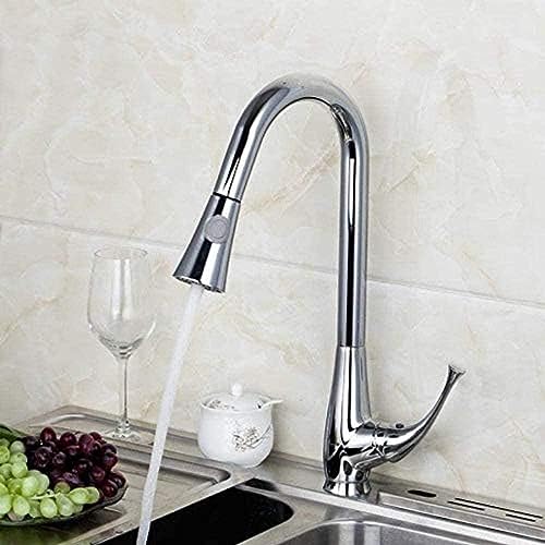 Wasserhahn Küchenarmatur Zwei Funktion Mixer Chrom Finish Feststoffhydraulik -Schwenkarmatur Auslass Wasserhahn Auszugsspüle Wasserhahn Aus Wasserhahn Küchenarmatur Zwei Funktion Mixer Chrom Finish Feststoffhydraulik -Schwenkarmatur Auslass Wasserhahn Auszugsspüle Wasserhahn Aus von ZCHZCS
