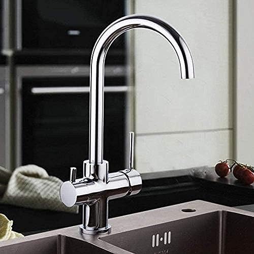 Wasserhahn Küchenspüle Wasserhahn Auf Dem Deck Installiert, Doppelhandel-Wasserreinigungsfunktion, 360 Rotierende Toilettenarmatur Wasserhahn Küchenspüle Wasserhahn Auf Dem Deck Installiert, Doppelhandel-Wasserreinigungsfunktion, 360 Rotierende Toilettenarmatur von ZCHZCS