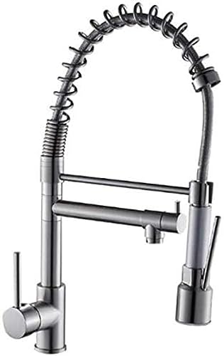 -Wasserhahn LED-Küchenarmatur Gebürstete Nickelarmatur Für Küchenspüle Einzelauszug Wasserhahn Mischhahn Heiße Und Kaltes Wasserhahnhahn -Wasserhahn LED-Küchenarmatur Gebürstete Nickelarmatur Für Küchenspüle Einzelauszug Wasserhahn Mischhahn Heiße Und Kaltes Wasserhahnhahn von ZCHZCS