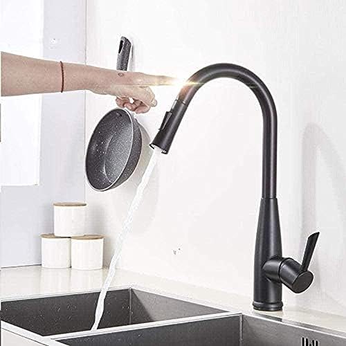 Wasserhahn Mattes Schwarzes Badezimmer Küchensensor Wasserhahn Heiße Und Kaltmischer Tap Sense Crane 2 Funktionsmodi Ausziehen Spout Modern Wasserhahn Mattes Schwarzes Badezimmer Küchensensor Wasserhahn Heiße Und Kaltmischer Tap Sense Crane 2 Funktionsmodi Ausziehen Spout Modern von ZCHZCS