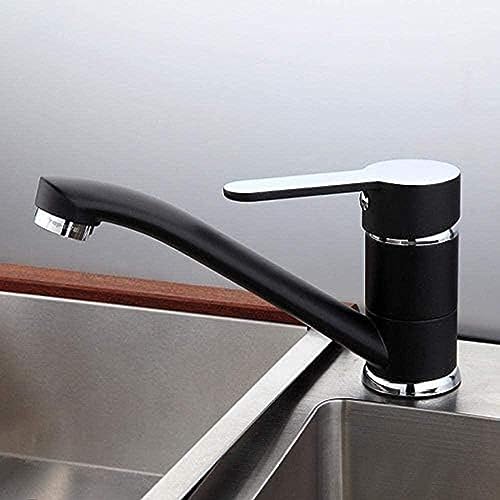 Wasserhahn Moderner Küchenspüle Wasserhahnmischer Kalt Und Heißer Küchenhahn Einer Loch Wasserkapsel Drehen Sie 360 Grad Wasserhahn Moderner Küchenspüle Wasserhahnmischer Kalt Und Heißer Küchenhahn Einer Loch Wasserkapsel Drehen Sie 360 Grad von ZCHZCS