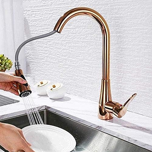 Wasserhahn Roségold Küchenarmaturen Mixer Heiße Und Kalte Deck Installation Eingriff Ausziell Ausziehen Küchenspüle Wasserhahn Wasserhahn Wasserhahn Roségold Küchenarmaturen Mixer Heiße Und Kalte Deck Installation Eingriff Ausziell Ausziehen Küchenspüle Wasserhahn Wasserhahn von ZCHZCS